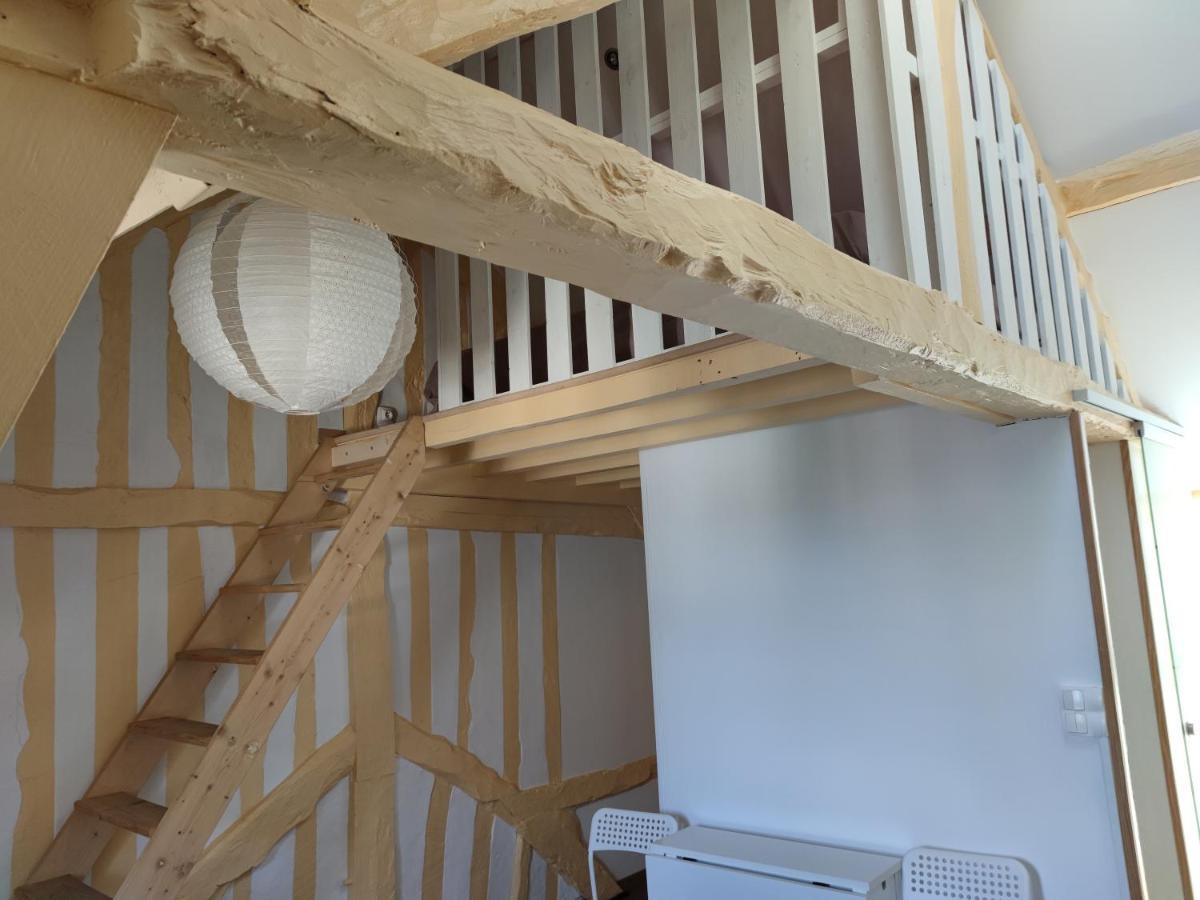 Ferienwohnung Le Saint Leonard...Il Est Orange Honfleur Exterior foto